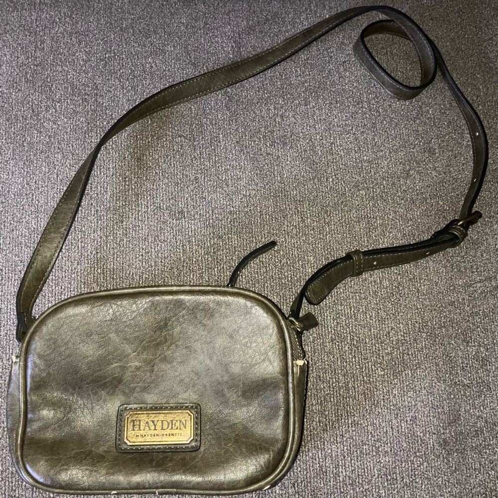 Hayden Men's Dark Brown Leather Messenger Bag